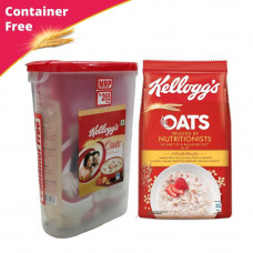Kellogg's Oats Breakfast Cereal 450gm with FREE Container